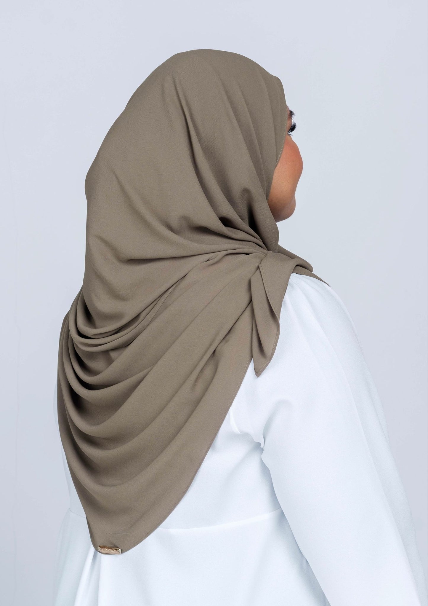 IRIS CURVED CHIFFON SHAWL