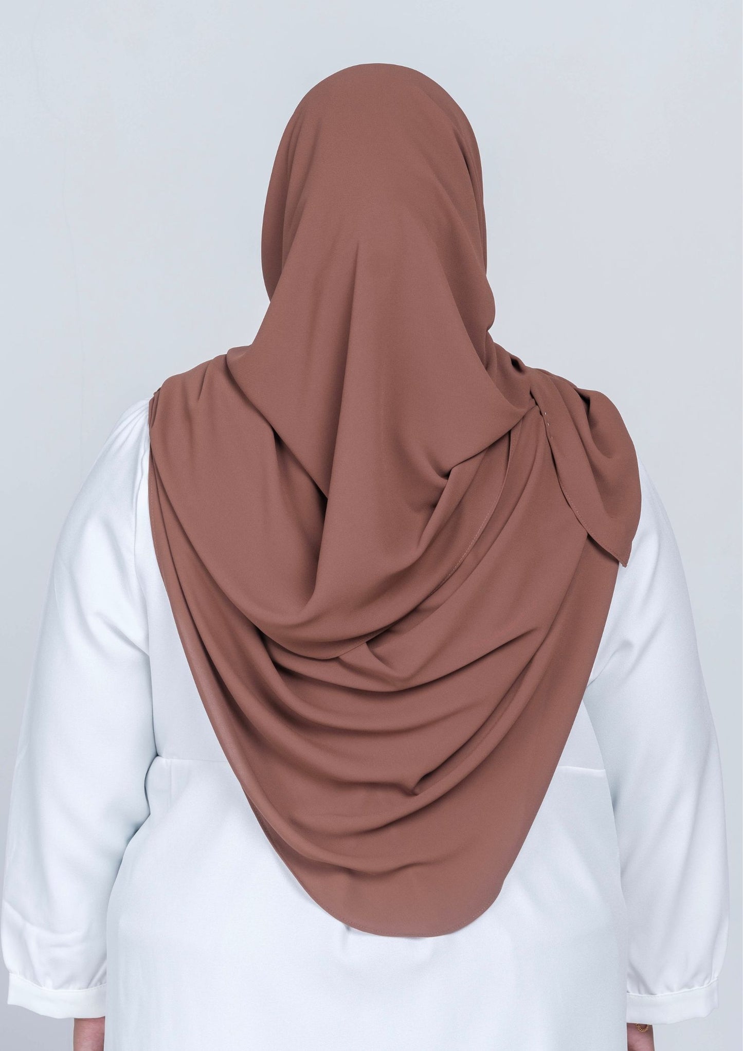 IRIS CURVED CHIFFON SHAWL