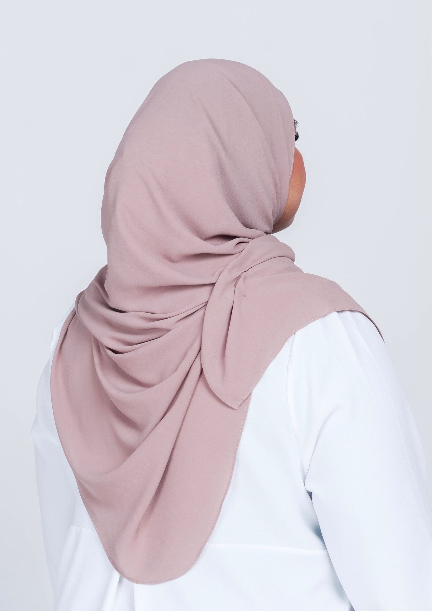 IRIS CURVED CHIFFON SHAWL