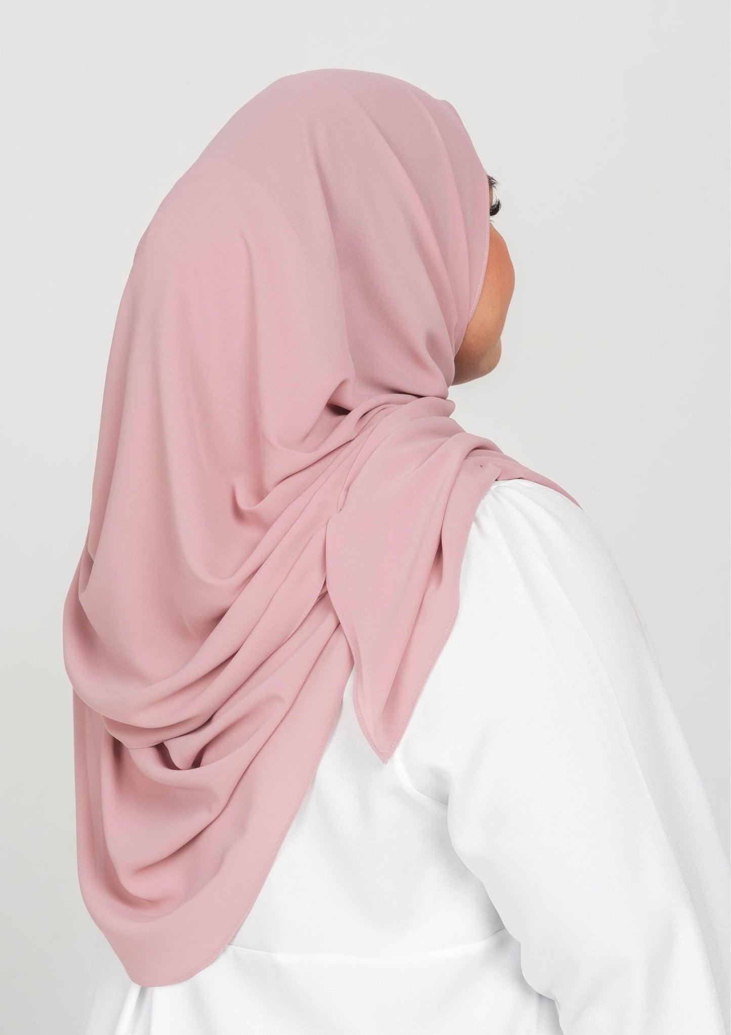 IRIS CURVED CHIFFON SHAWL