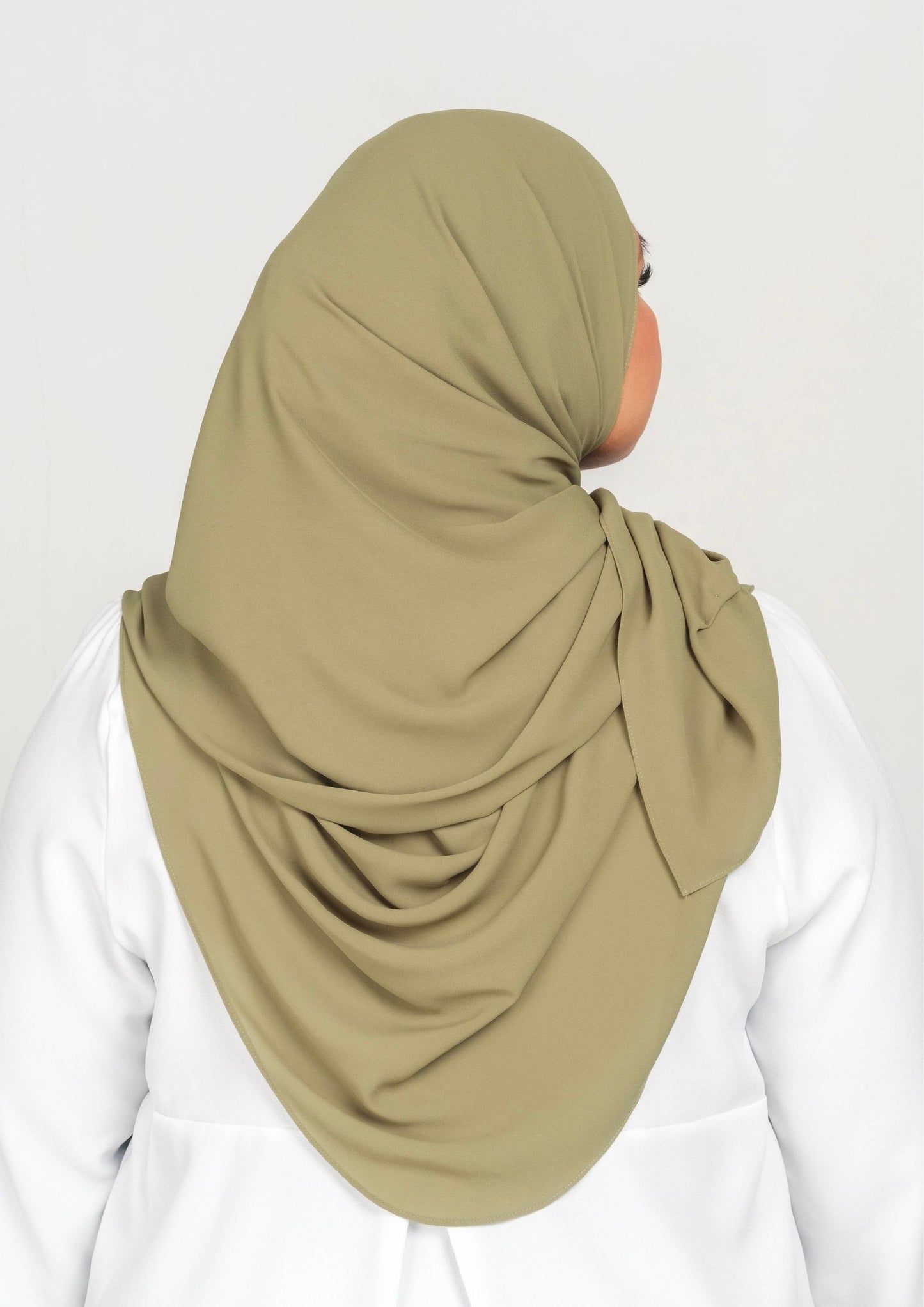 IRIS CURVED CHIFFON SHAWL
