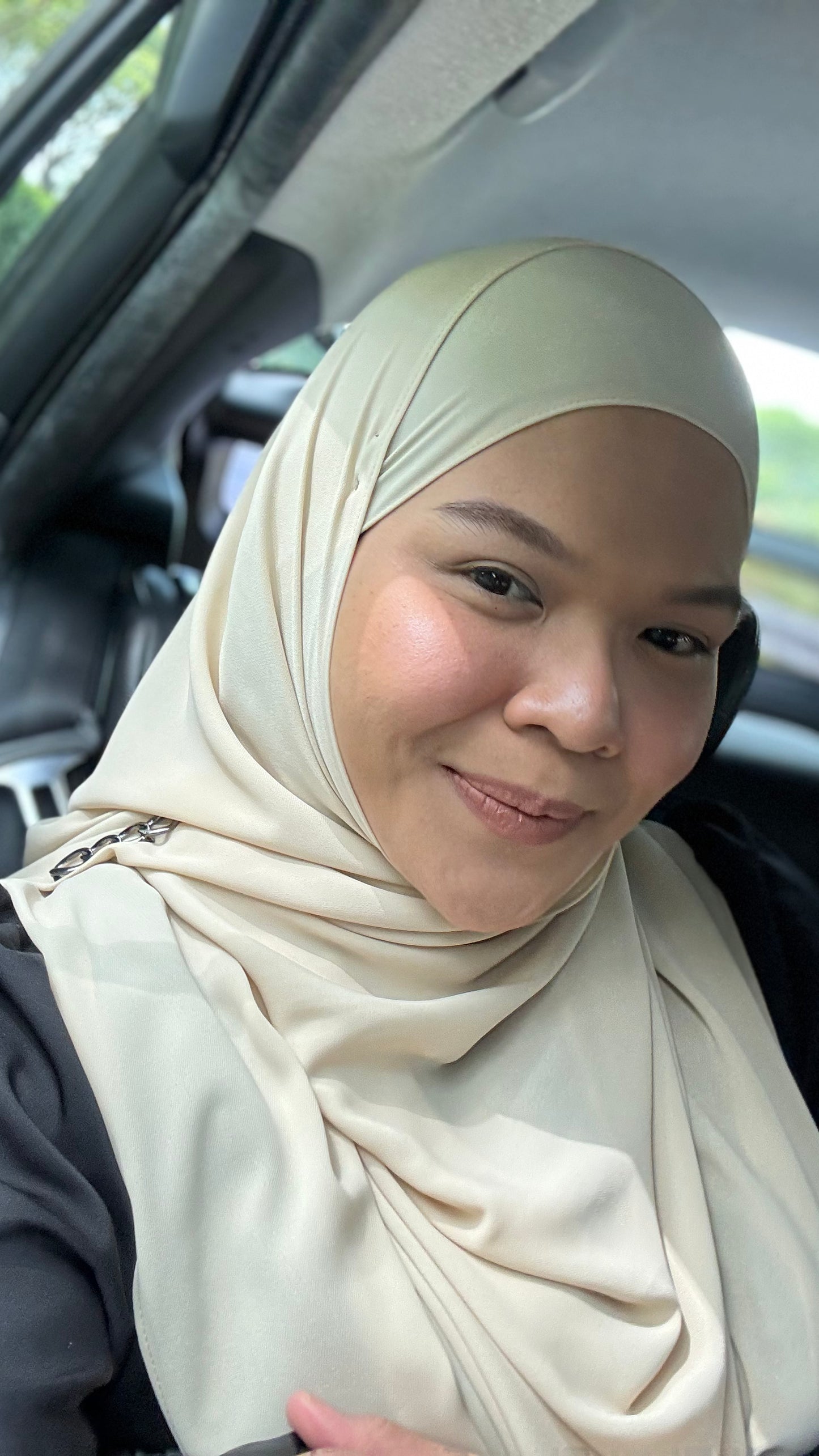 IRIS CURVED CHIFFON SHAWL
