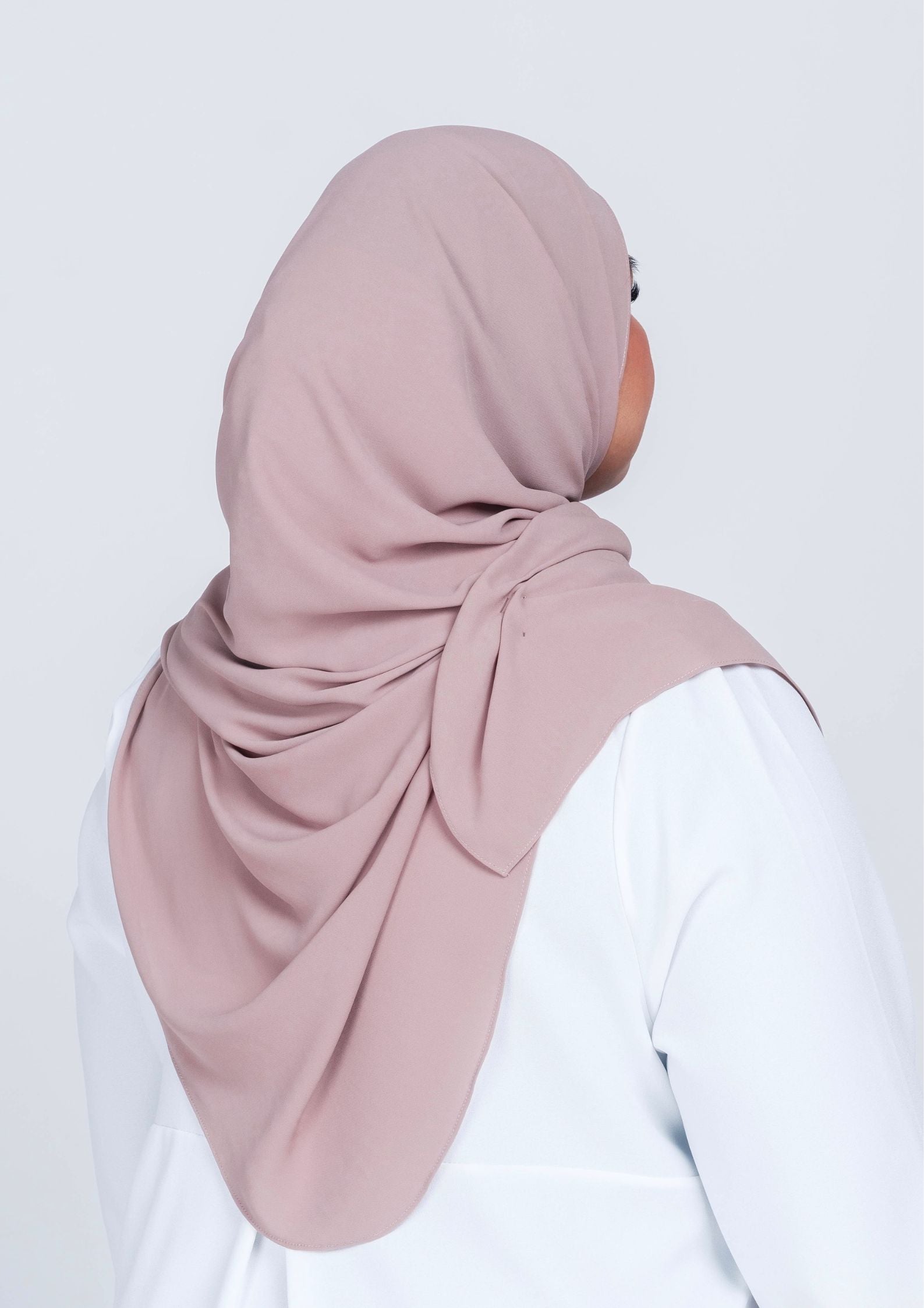 IRIS CURVED CHIFFON SHAWL