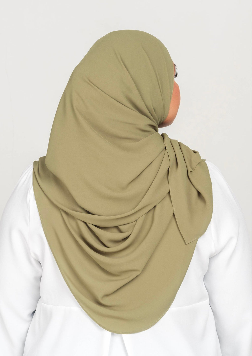 IRIS CURVED CHIFFON SHAWL