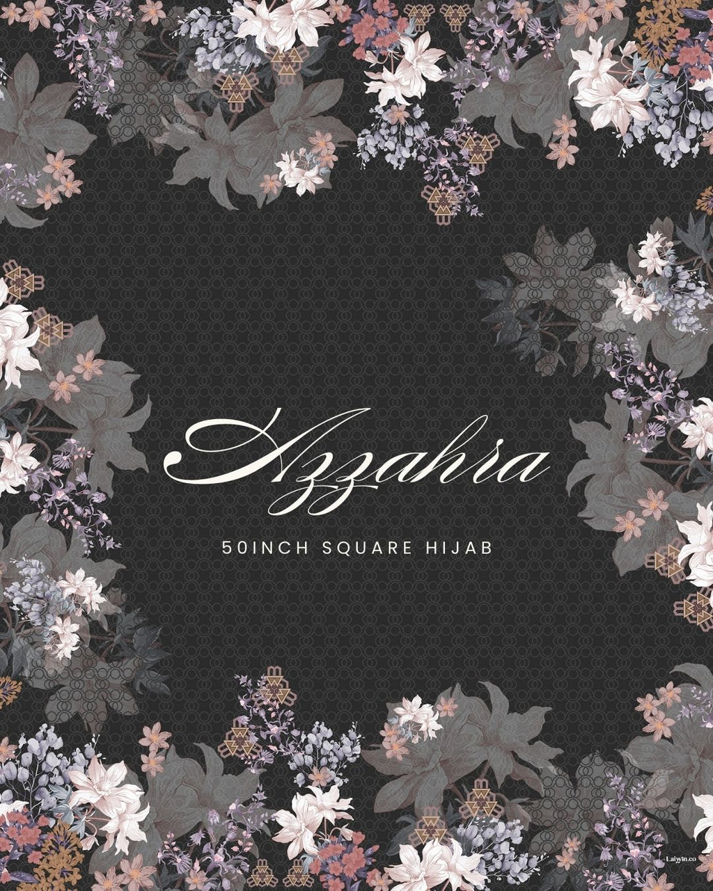 Azzahra Printed Bawal - Bidang 50