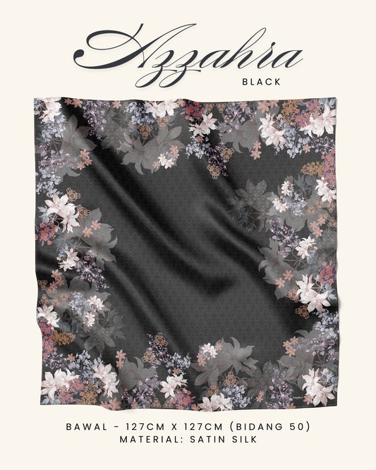 Azzahra Printed Bawal - Bidang 50