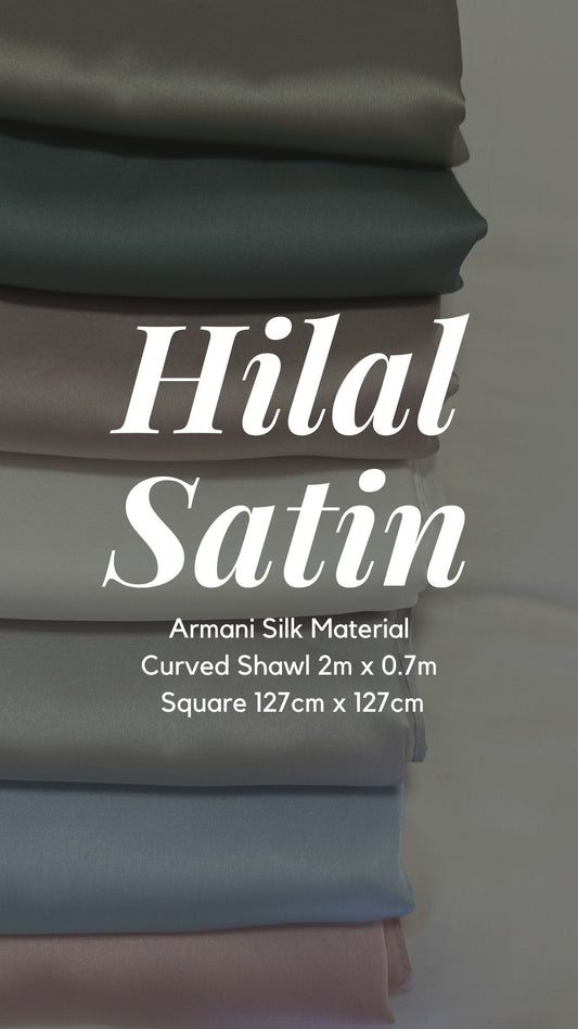 Hilal - Armani Satin Shawl