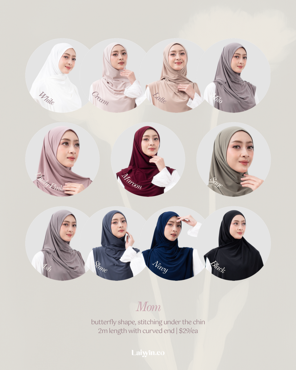 Serena Instant Hijab - Mom
