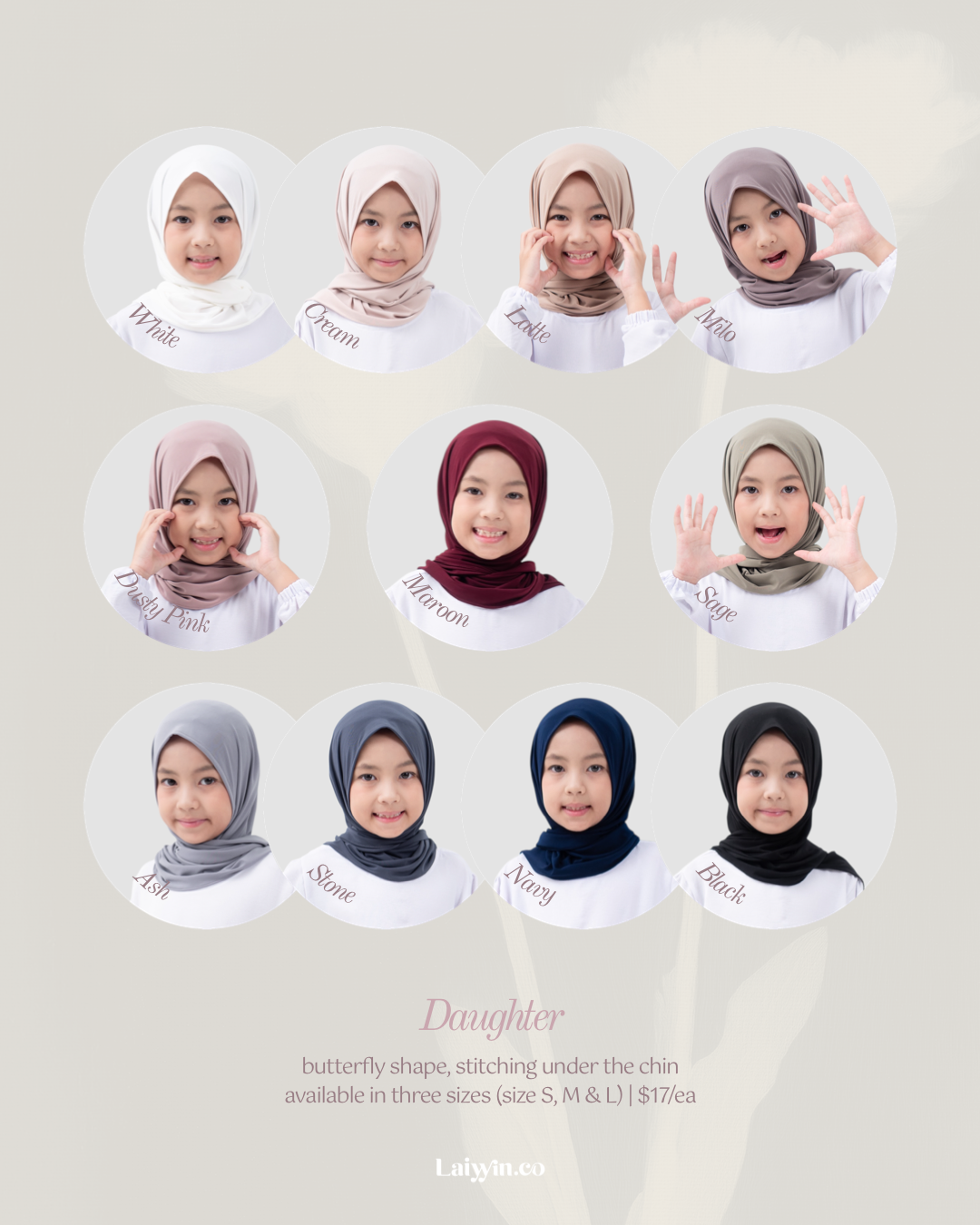 Serena Instant Hijab - Daugther